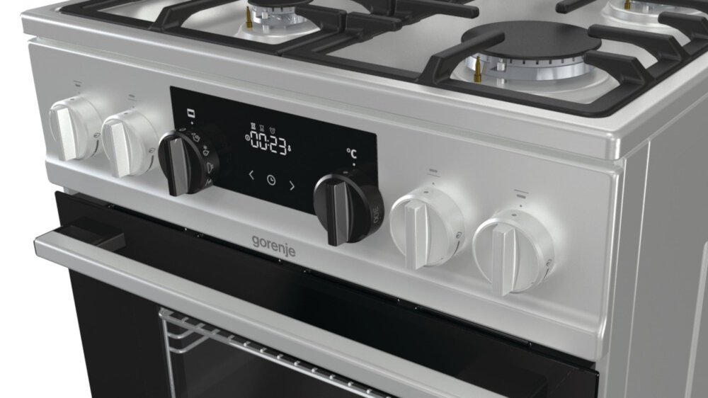 Kuchnia GORENJE MEK514X - Sterowanie palnikami grzewczymi