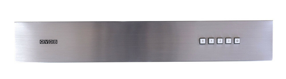 Okap VDB Fat INOX 60 komfortowe sterowanie łatwa obsługa manualne przyciski 