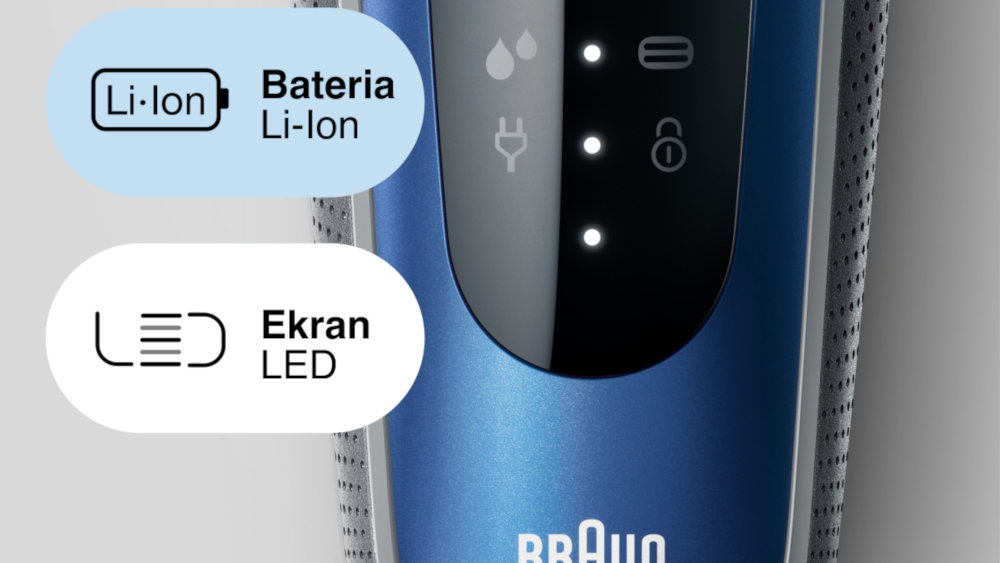 Golarka BRAUN Seria 6 60-B7500CC - Bateria