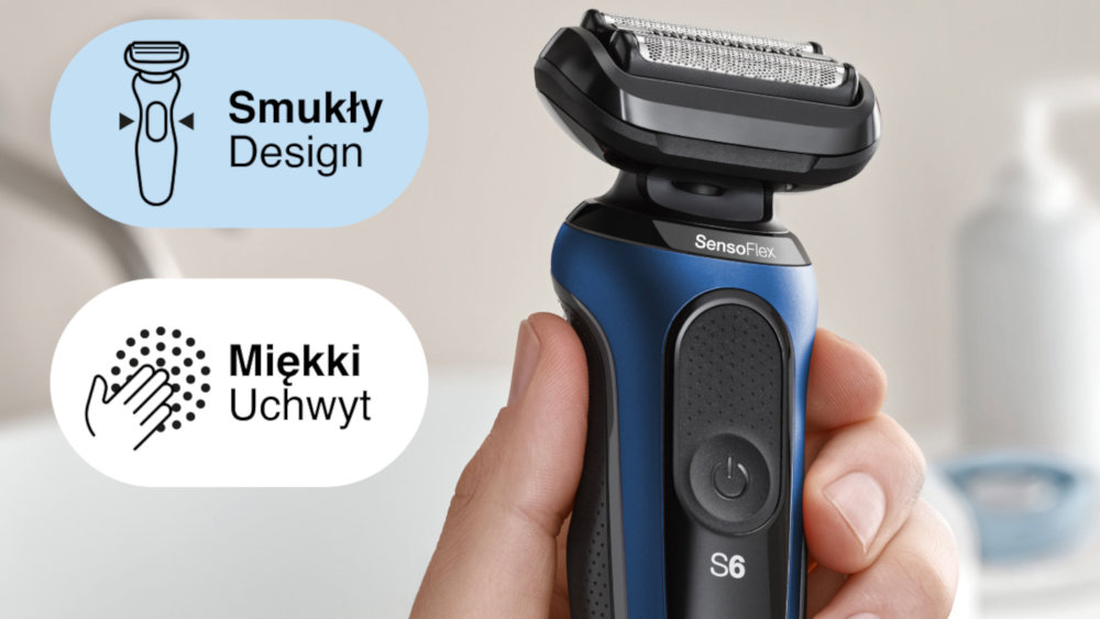 Golarka BRAUN Seria 6 60-B7500CC - Uchwyt