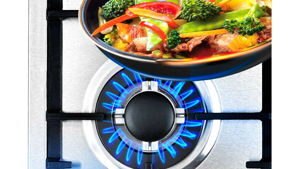 Płyta gazowa TCL AICA6042 palnik WOK wygoda mocny płomień szybsze przygotowywanie