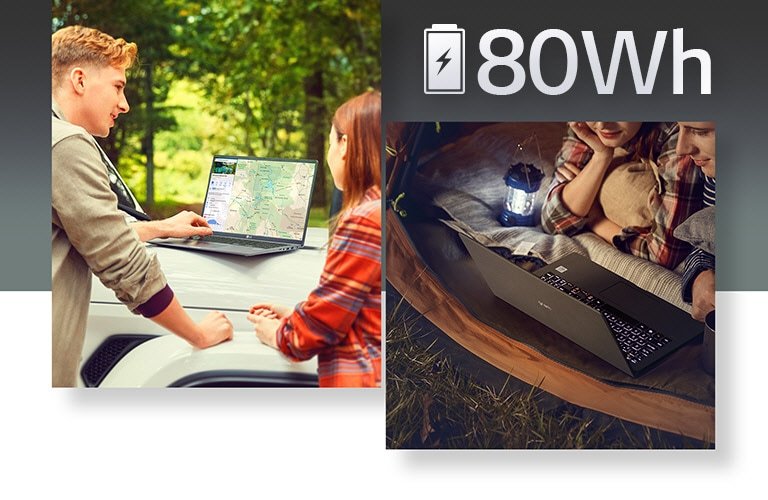 Laptop LG Gram 15Z90N-V - Czas pracy na Baterii