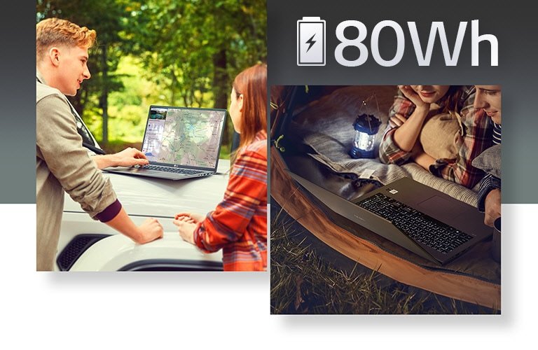 Laptop LG Gram 17Z90N-V - Czas pracy na Baterii