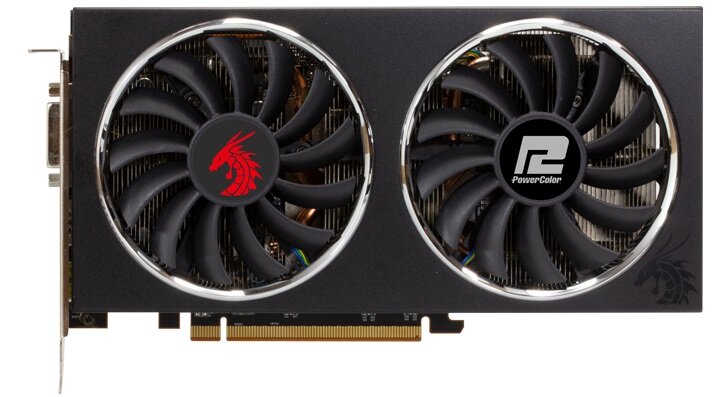 Karta graficzna POWERCOLOR Radeon RX 5500 XT 8GB - aktywny układ chłodzenia dwa wentylatory radiator