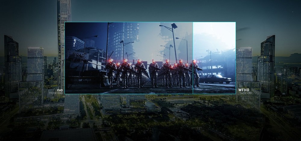 Monitor MSI Optix MAG301CR 30 cali rozdzielczość WFHD 2560 x 1080 szeroki kąt widzenia 21:9 praca na kilku oknach jednocześnie