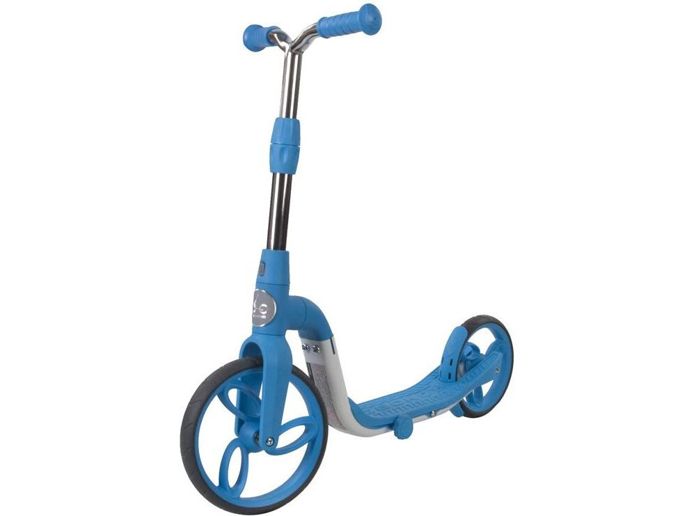 Rowerek biegowy SUN BABY Evo 360 2w1 Niebieski kierownica unikatowa gumowe wykończenie uchwytów można odłączyć na czas transportu za pomocą jednego guzika możliwość regulacji w zakresie 60-70 cm