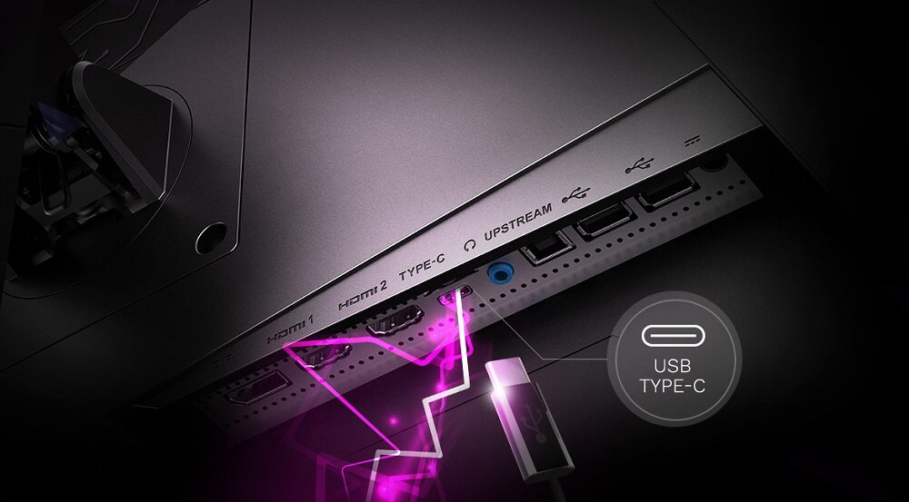 Monitor MSI Optix MAG274R - złącze USB C