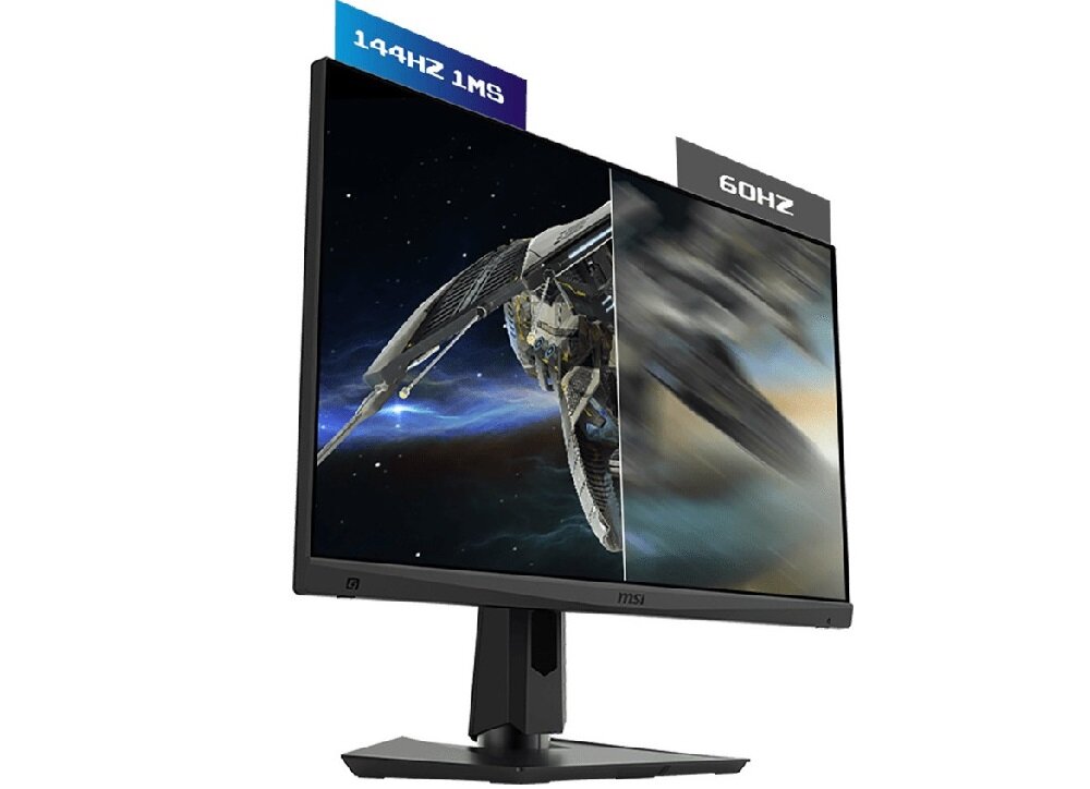 Monitor MSI Optix MAG274R - częstotliwość odświeżania 144 Hz krótki czas reakcji 1ms