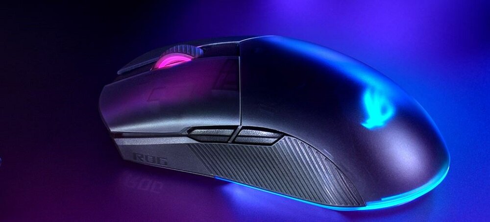 Mysz ASUS Rog Pugio II - Konfigurowalne przyciski
