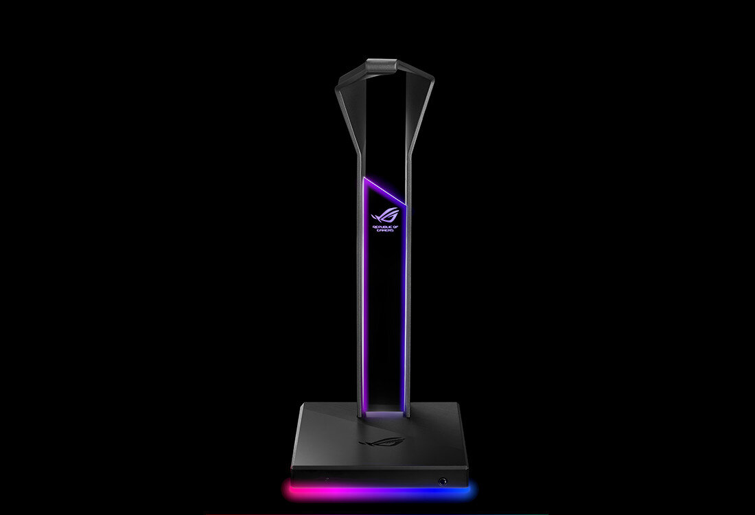 Stojak na słuchawki ASUS ROG Throne Qi - Aura RGB