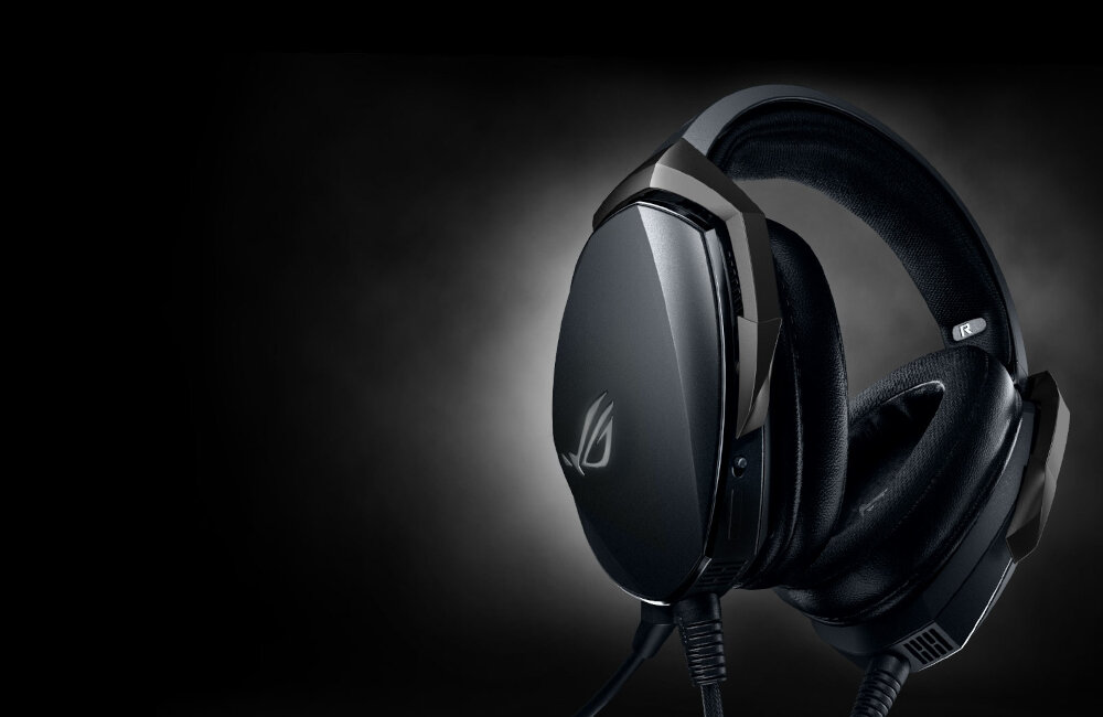 SŁUCHAWKI ASUS ROG THETA ELECTRET ergonomiczny kształt miękkie nauszniki pałąk regulacja