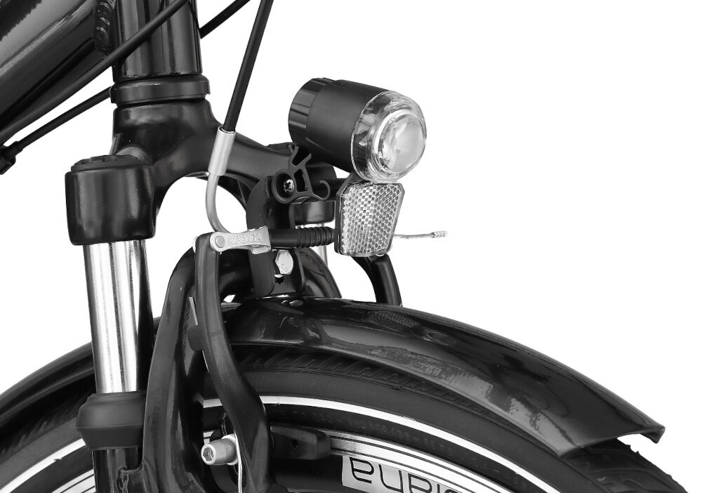 Rower trekkingowy INDIANA X-Road 1.1 D19 czarny oswietlenie LED