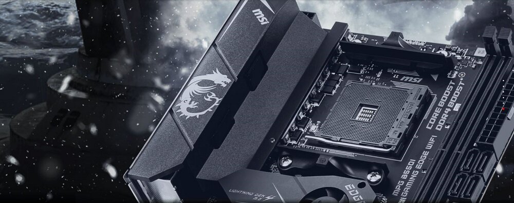 Płyta główna MSI MPG B550I Gaming Edge WiFi  - procesor amd ryzen 