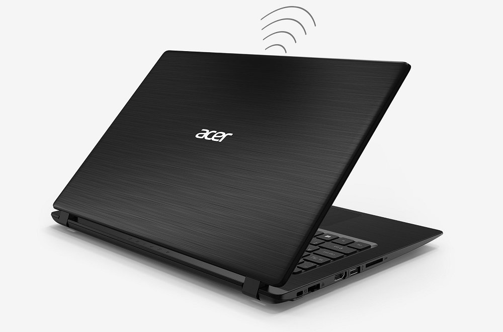 Laptop Acer Aspire 1 WiFi łączność bezprzewodowa sygnał
