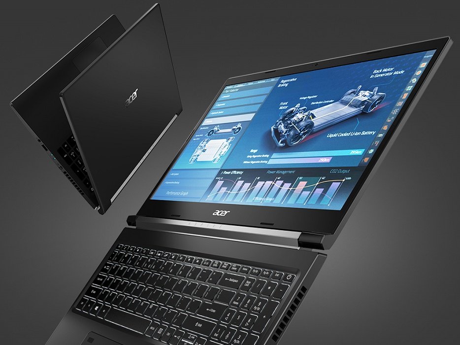 Laptop ACER Aspire 7 klawiatura