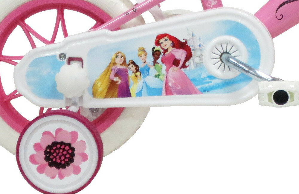 Rower DISNEY Księżniczka 12 Różowy kolka podporowe oslona