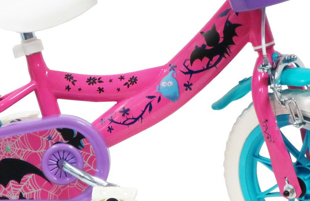 Rower DISNEY Vampirina 12 Różowy rama