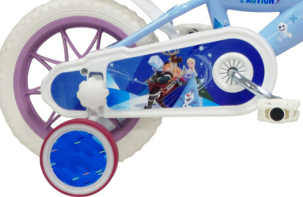 Rower DISNEY Kraina lodu 12 Niebieski oslona kolka podporowe