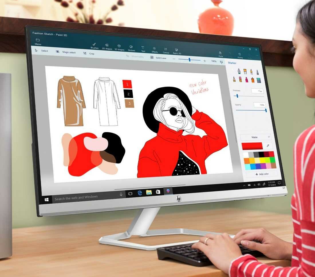 Monitor HP 32F - design 