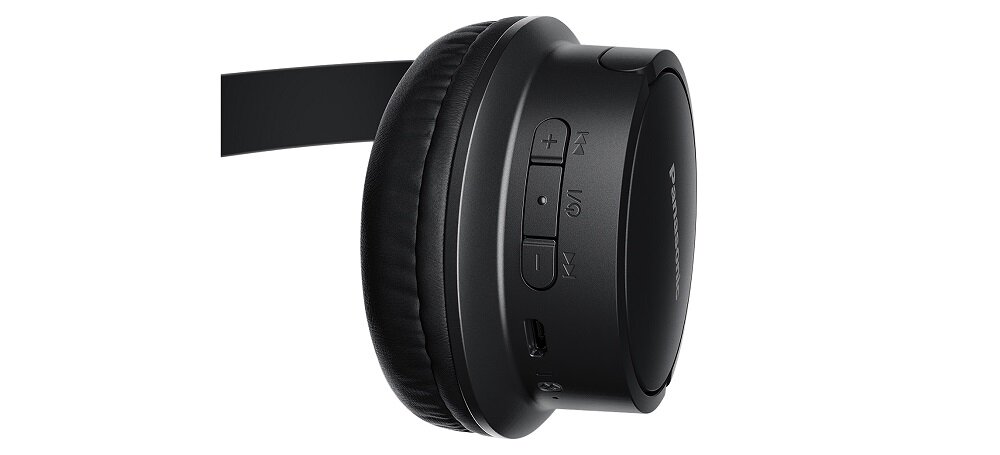 Słuchawki nauszne PANASONIC RB-HF520BE-K Czarny widok nausznik zoom