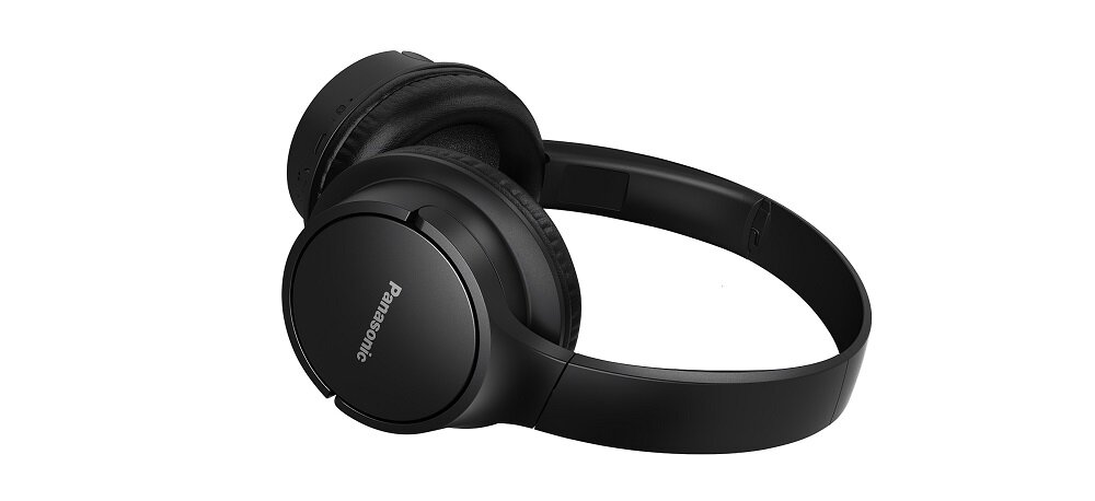 Słuchawki nauszne PANASONIC RB-HF520BE-K Czarny widok ogólny poziom skos