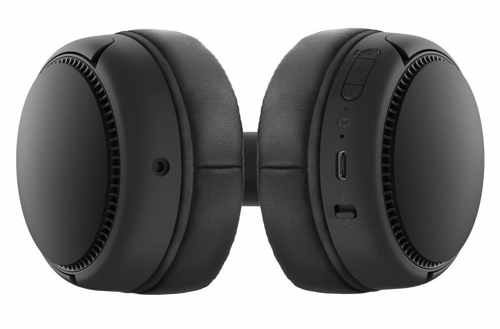 Słuchawki nauszne PANASONIC RB-M300B Czarny Dół,Wejścia,Bluetooth,Ładowanie