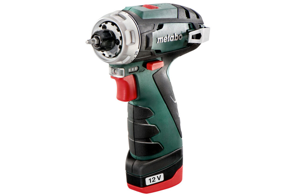 Wiertarko-wkrętarka akumulatorowa METABO PowerMaxx PowerMaxx BS Basic (600080500) 2-biegowa przekładnia dłuższy czas pracy akumulatora na jednym cyklu ładowania dłuższa żywotność