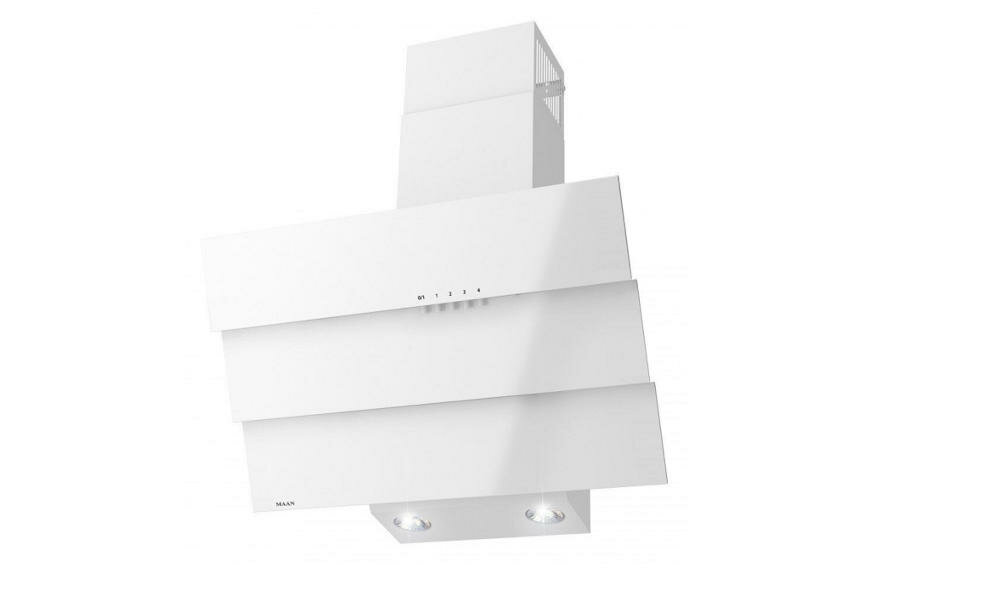 MAAN-Bravo-60 okap funkcjonalny elegancki kuchenne wnętrze wyciąg pochłaniacz prędkość praca oświetlenie ledowe sterowanie