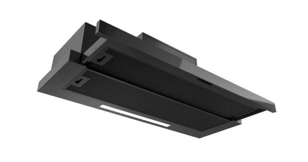 MAAN-Corona-Bis-60 okap funkcjonalny elegancki kuchenne wnętrze wyciąg pochłaniacz prędkość praca oświetlenie ledowe sterowanie