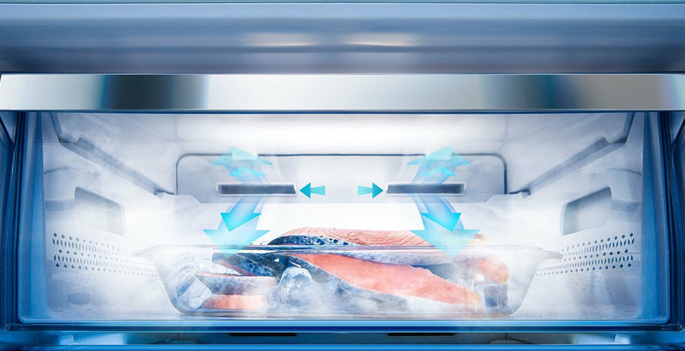 Lodówka HISENSE RB372N4AC2 Nofrost Srebrna - Szybkie zamrażanie