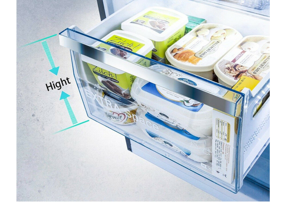 HISENSE RS670N4BC2 Side by side Nofrost szuflada Extra Space