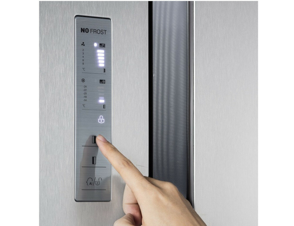 Lodówka HISENSE RS670N4AC1 Side by side Nofrost  - Intuicyjna kontrola
