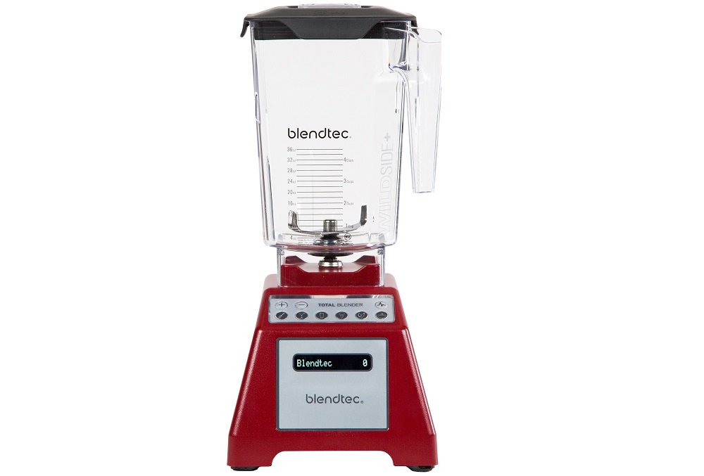 Blender-kielichowy-BLENDTEC-Total-Czerwony wygląd ogólny front