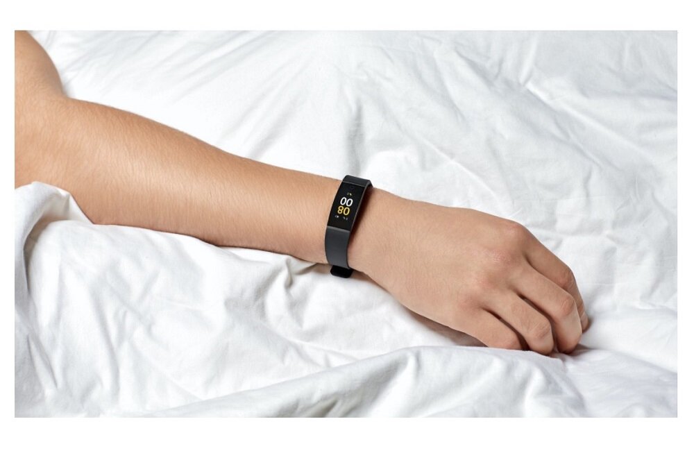 SMARTBAND REALME BAND 1 BLACK powiadomienia smsy Monitor snu