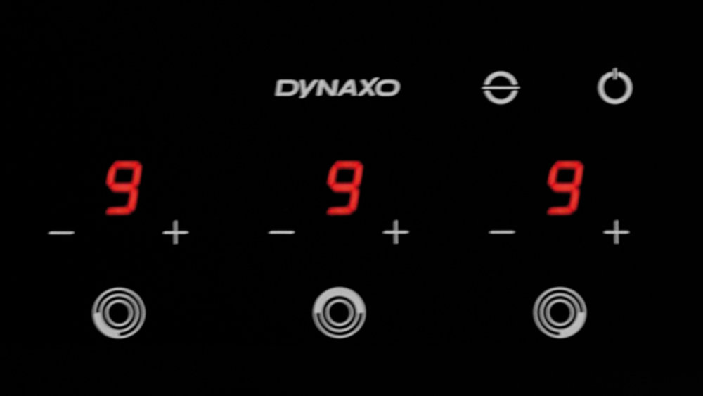 Płyta DYNAXO DynaCook X3 Propan Butan 37 mbar - Sterowanie