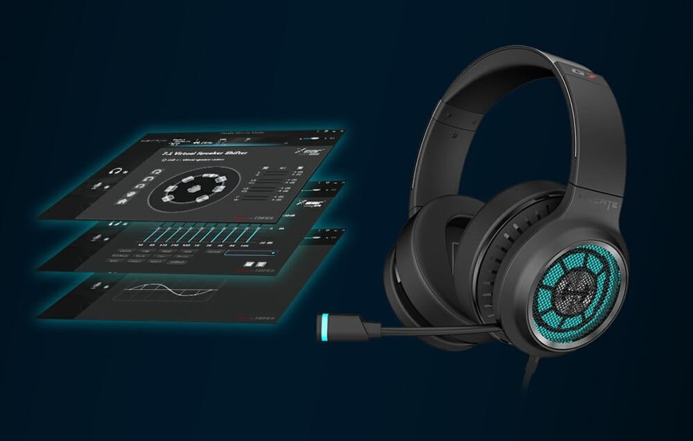 Słuchawki EDIFIER G7 Czarny rozgrywka dźwięk czyste brzmienie dźwięk przestrzenny