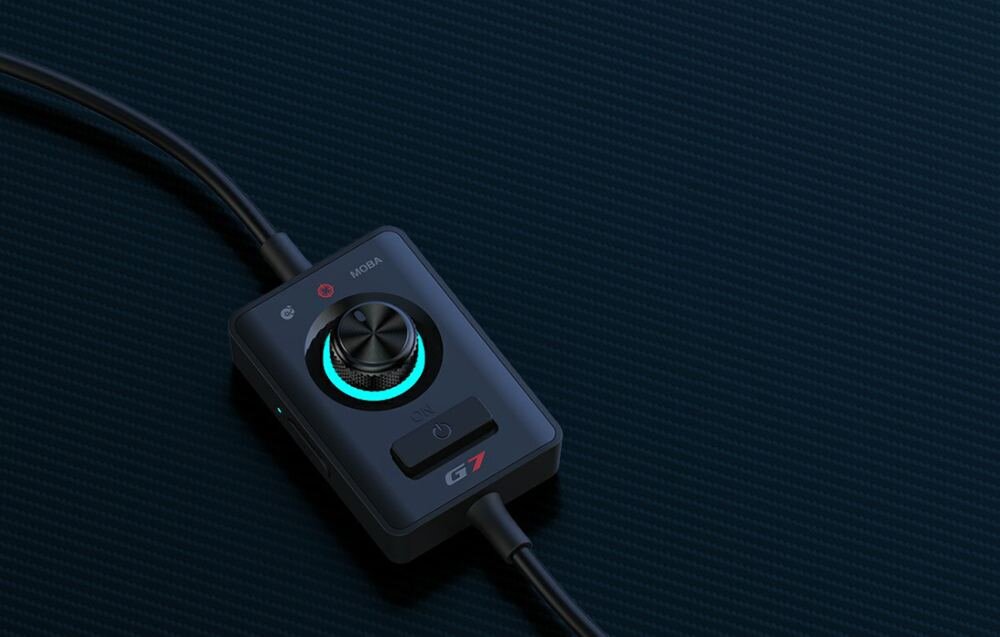 Słuchawki EDIFIER G7 Czarny mikrofon obsługa pokrętło dostrajanie