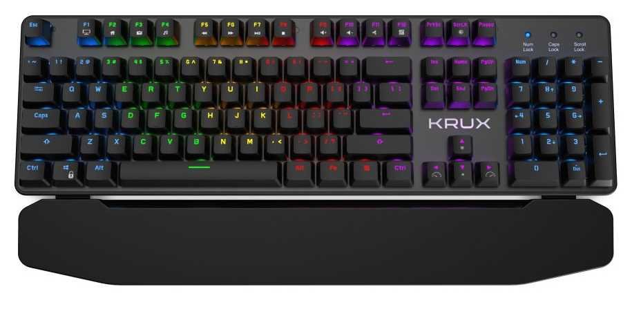 Klawiatura KRUX Meteor RGB Outemu Blue - Klawiatura
