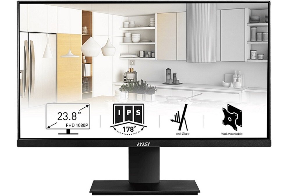 Monitor MSI Pro MP241 - wygląd ogólny wysoki komfort działania swobodne korzystanie