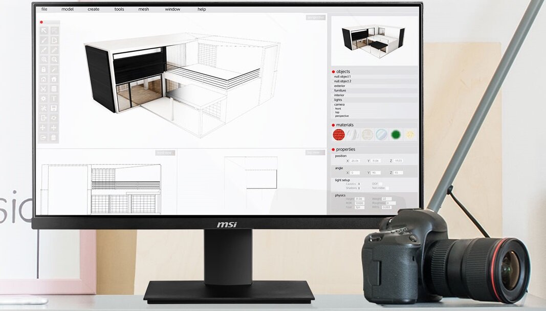 Monitor MSI Pro MP241 - bezramkowa konstrukcja wieksza powierzchnia robocza
