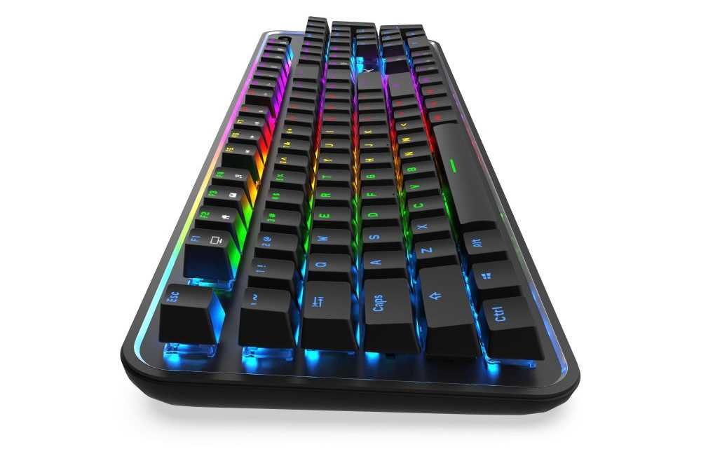 Klawiatura KRUX Comet RGB Outemu Blue - Podświetlenie RGB 