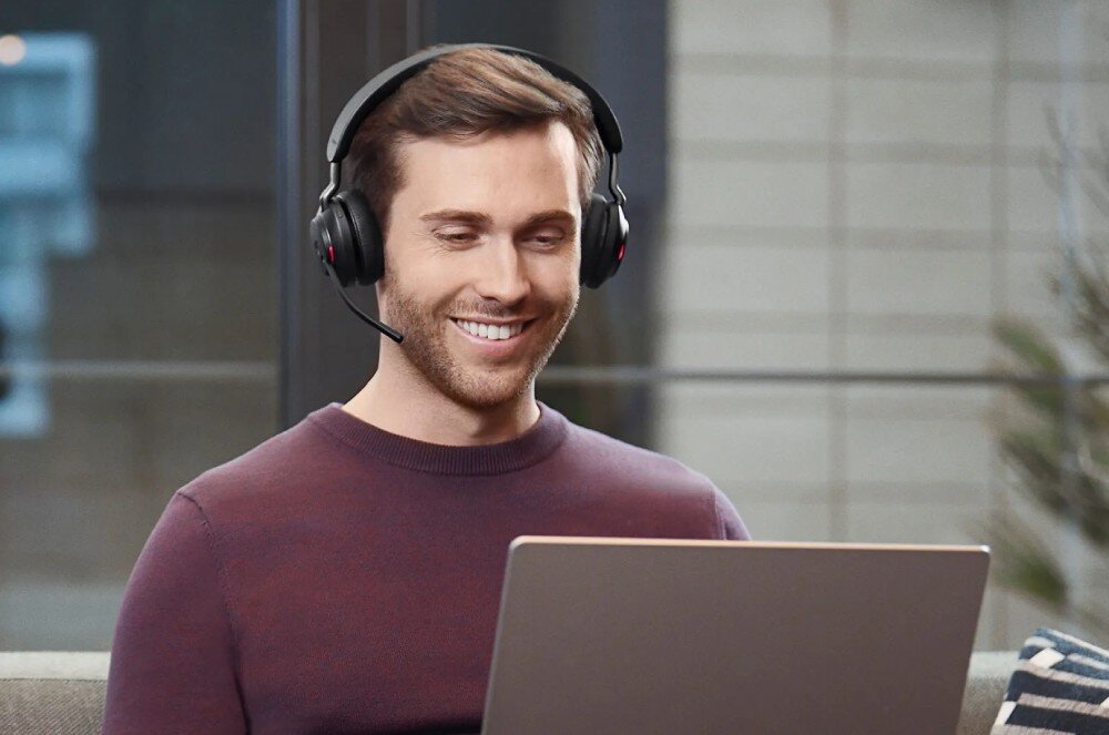 Słuchawki nauszne JABRA Evolve2 65 Link380c Czarny przeznaczenie cechy zalety opis