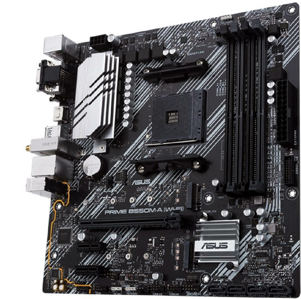 Płyta główna ASUS Prime B550M-A Wi-Fi - wydajne chlodzenie