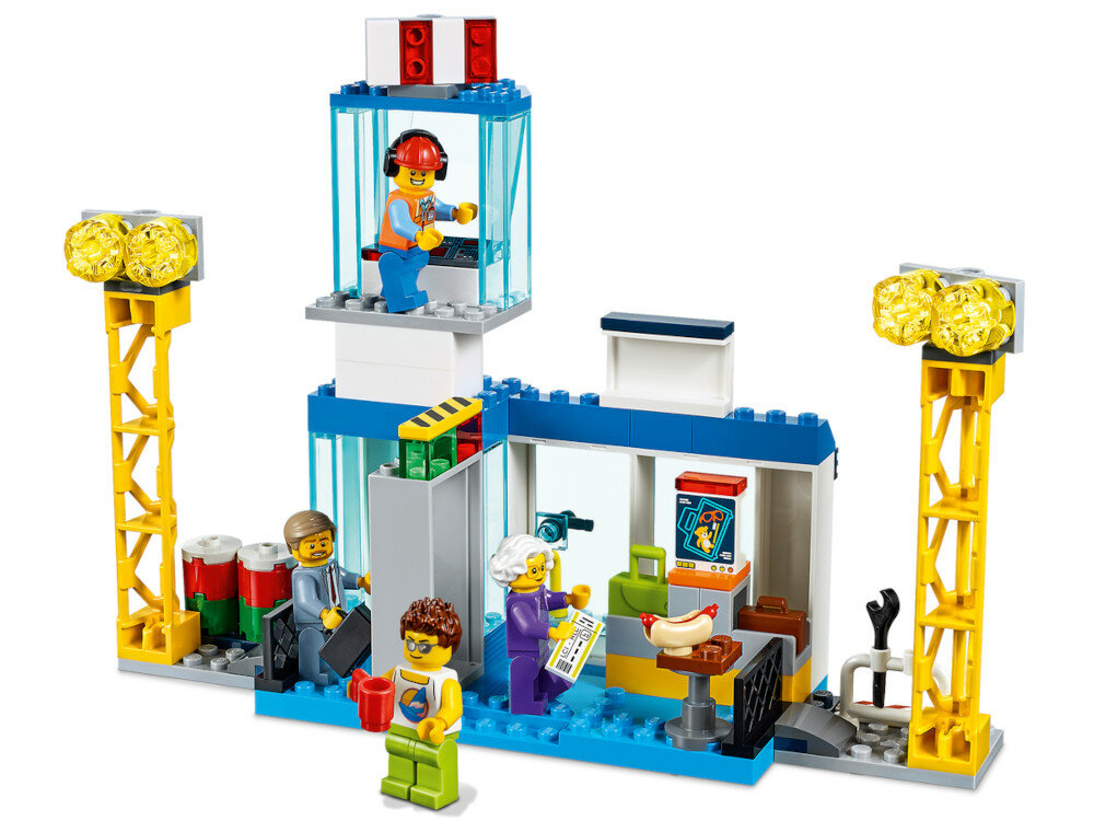 LEGO City Centralny port lotniczy 60261 budynek terminal samolot
