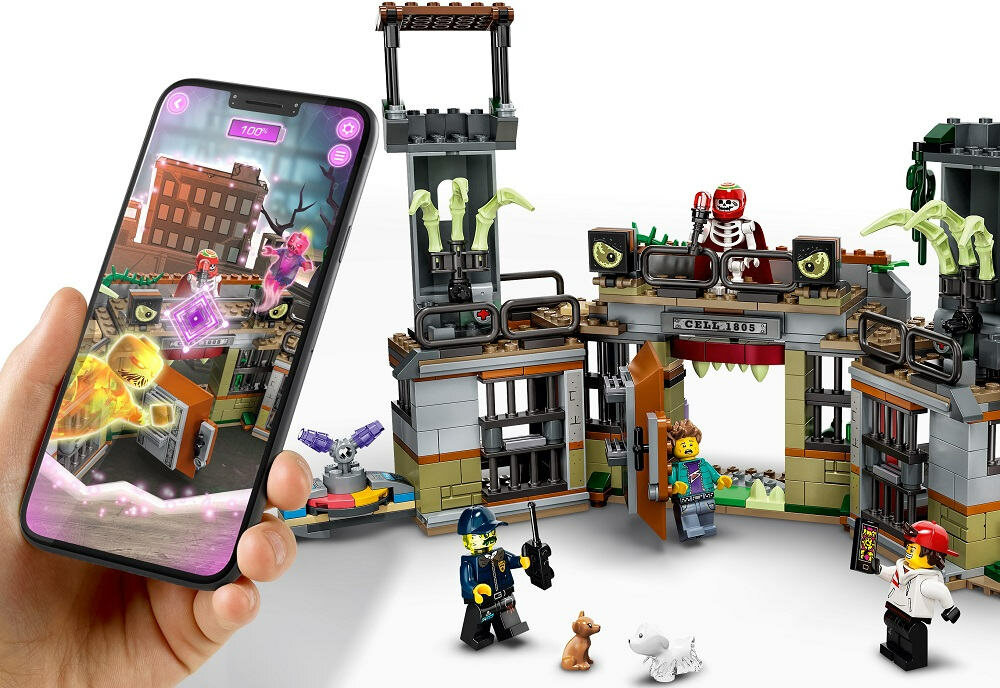 LEGO Hidden Side Opuszczone więzienie w Newbury - hidden side AR technologia rzeczywistości rozszerzonej iOS Android
