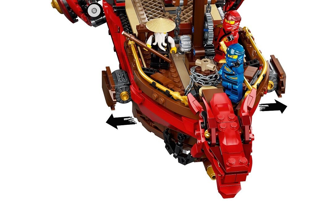 LEGO Ninjago Perła Przeznaczenia - można łączyć z innymi zestawami lego ninjago kompatybilne klocki
