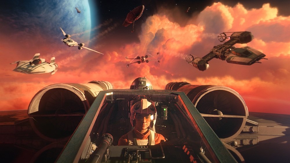 gry PC ps4 xbox 2019 2020 komputerowe na komputer najlepsze Star Wars: Squadrons 