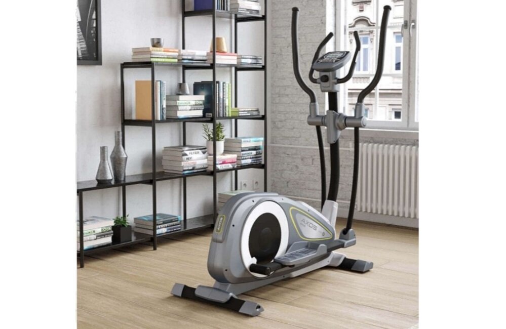 Orbitrek magnetyczny KETTLER Axos Nova P wymiary regulacja poziomów obciążenia zasilanie na beterie 