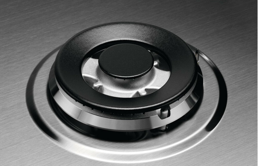 Płyta gazowa AEG HGB64420SM WOK palniki ciepło temperatura