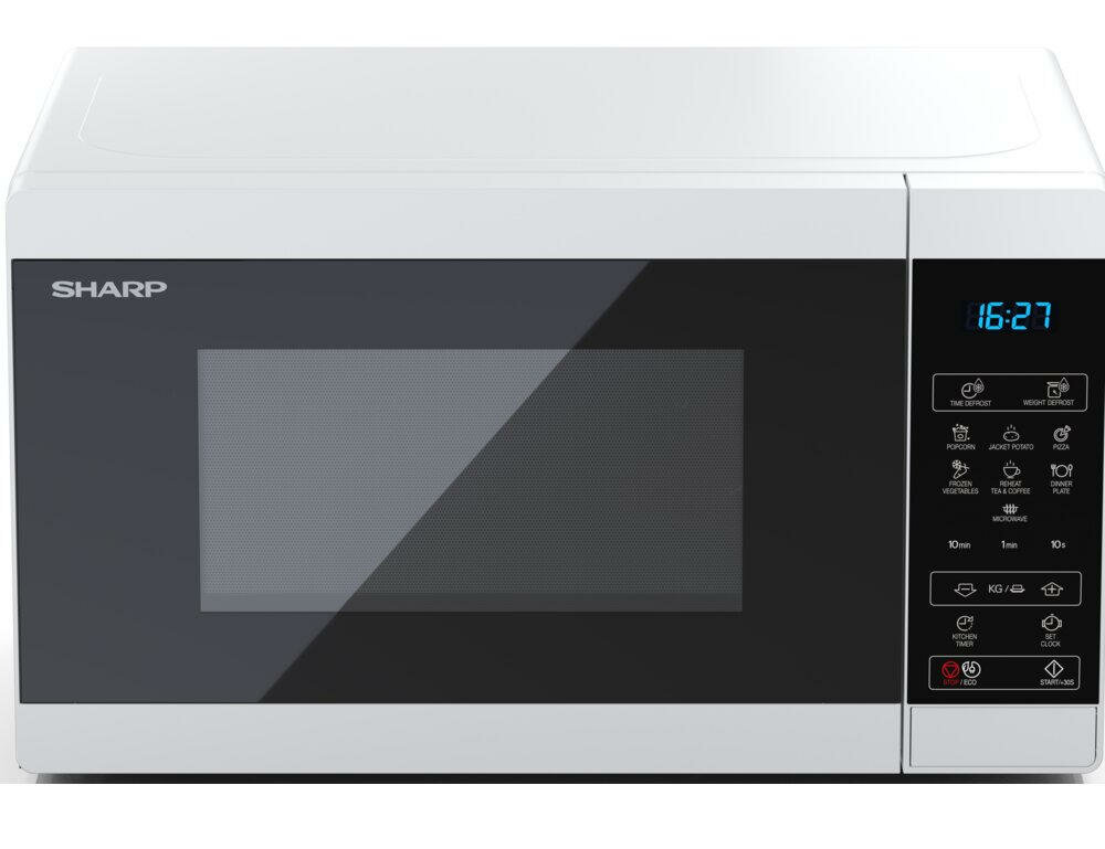 SHARP-YC-MS02E-W kuchenka mikrofalowa wygoda prostota design